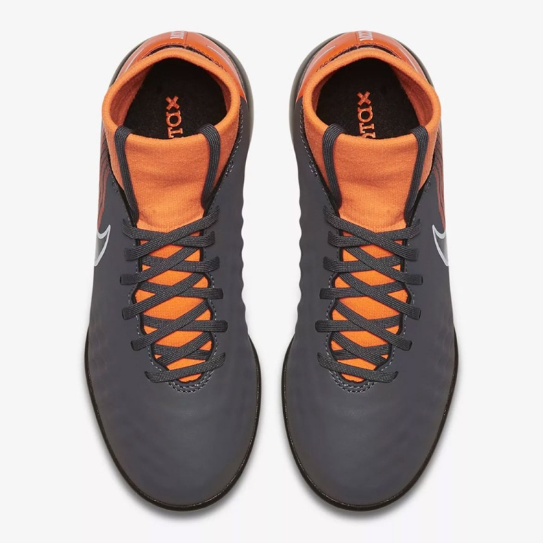 Chaussures de football Nike Magista Obrax 2 Academy Df Tf Jr AH7318-080-S gris gris 2