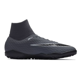 Chaussures de football Nike Hypervenom PhantomX 3 Academy Df Tf M AH7276-081-S gris gris 1