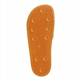 Adidas Originals Adilette Claquettes U CQ3099 noir orange 2