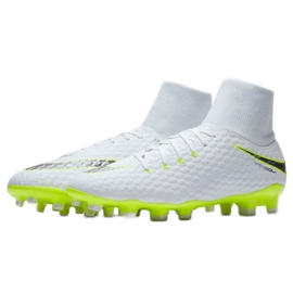 Chaussures de football Nike Hypervenom Phantom 3 Academy Df Fg M AH7268-107 multicolore blanche 2