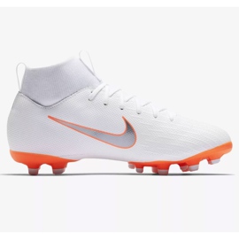 Nike Mercurial Superfly 6 Academy Gs Mg Jr AH7337-107 chaussures de football multicolore blanche 1