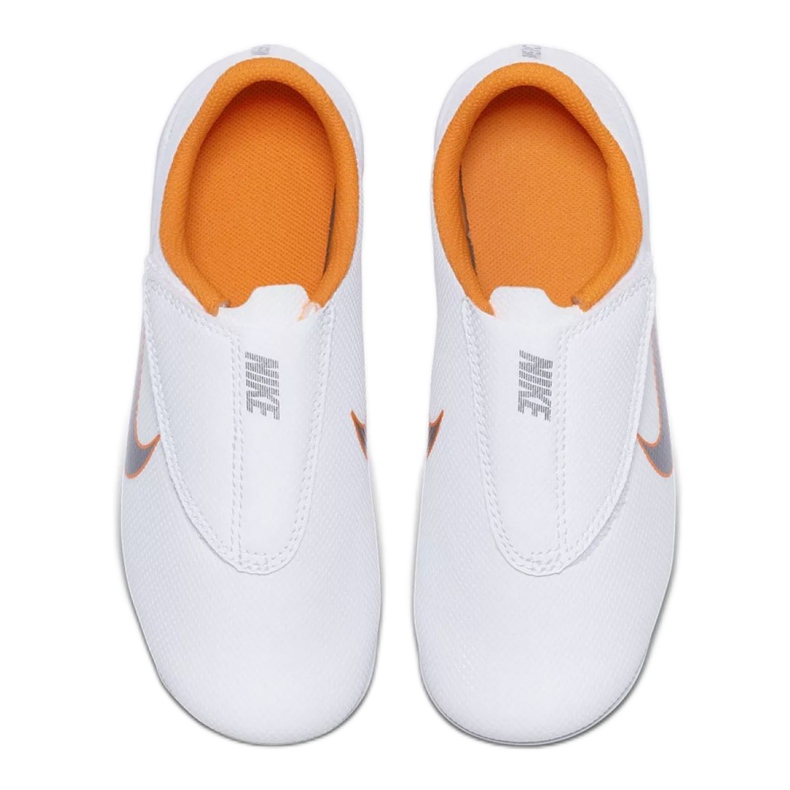 Nike Mercurial Vapor 12 Club Ps V Mg Jr AH7351-107 chaussures de football blanche blanche 1 Nike Mercurial Vapor 12 Club Ps V Mg Jr AH7351-107 chaussures de football blanche blanche 1