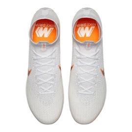 Nike Mercurial Superfly 6 Elite Fg M AH7365-107 chaussures de football blanche blanche 1 Nike Mercurial Superfly 6 Elite Fg M AH7365-107 chaussures de football blanche blanche 1