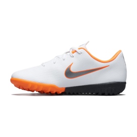 Chaussures de football Nike Mercurial VaporX 12 Academy Tf Jr AH7353-107 multicolore blanche 2