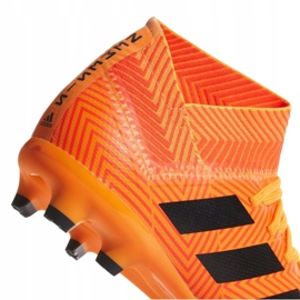 Les chaussures de football adidas Nemeziz 18.3 Fg Jr DB2352 multicolore orange 2