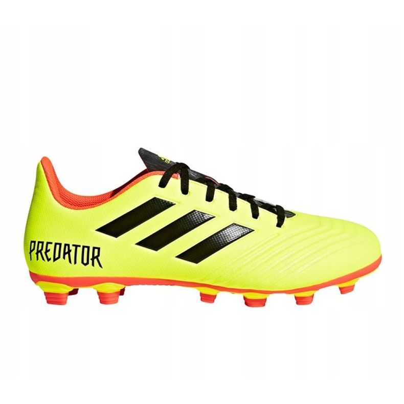 Chaussures de foot Adidas Predator 18.4 FxG M DB2005 multicolore jaune 1