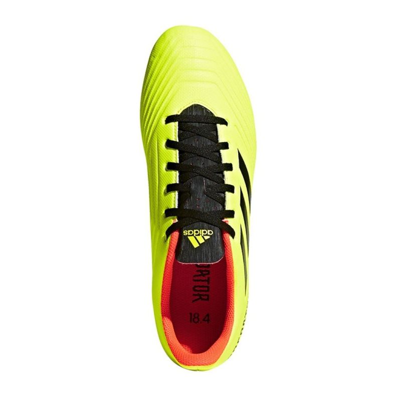 Chaussures de foot Adidas Predator 18.4 FxG M DB2005 multicolore jaune 2