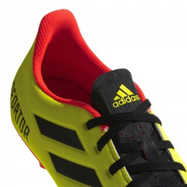 Chaussures de foot Adidas Predator 18.4 FxG M DB2005 multicolore jaune 3
