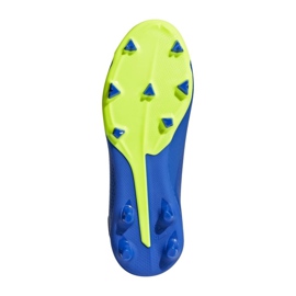 Adidas X 18.3 Fg Jr DB2416 chaussures de football bleu marine bleu 2