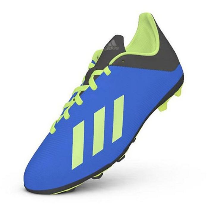 Chaussures de foot Adidas X 18.4 FxG Jr DB2419 multicolore bleu 1