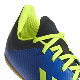 Chaussures de foot Adidas X Tango 18.4 In Jr DB2431 bleu marine bleu marine 2