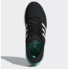 Chaussures running adidas Boston 6 W BB6421 le noir vert 2 Chaussures running adidas Boston 6 W BB6421 le noir vert 2