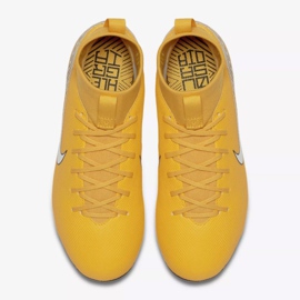 Nike Mercurial Superfly 6 Academy Mg Jr AO2895-710 chaussures de football multicolore jaune 2