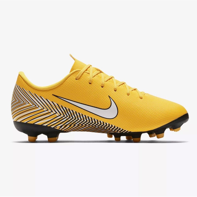 Chaussures de football Nike Mercurial Vapor 12 Academy Neymar Mg Jr AO2896-710 multicolore jaune 1 Chaussures de football Nike Mercurial Vapor 12 Academy Neymar Mg Jr AO2896-710 multicolore jaune 1