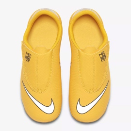 Chaussures de football Nike Mercurial Vapor 12 (V) Ps Neymar FG / MG Jr AO2897-710 jaune jaune 2