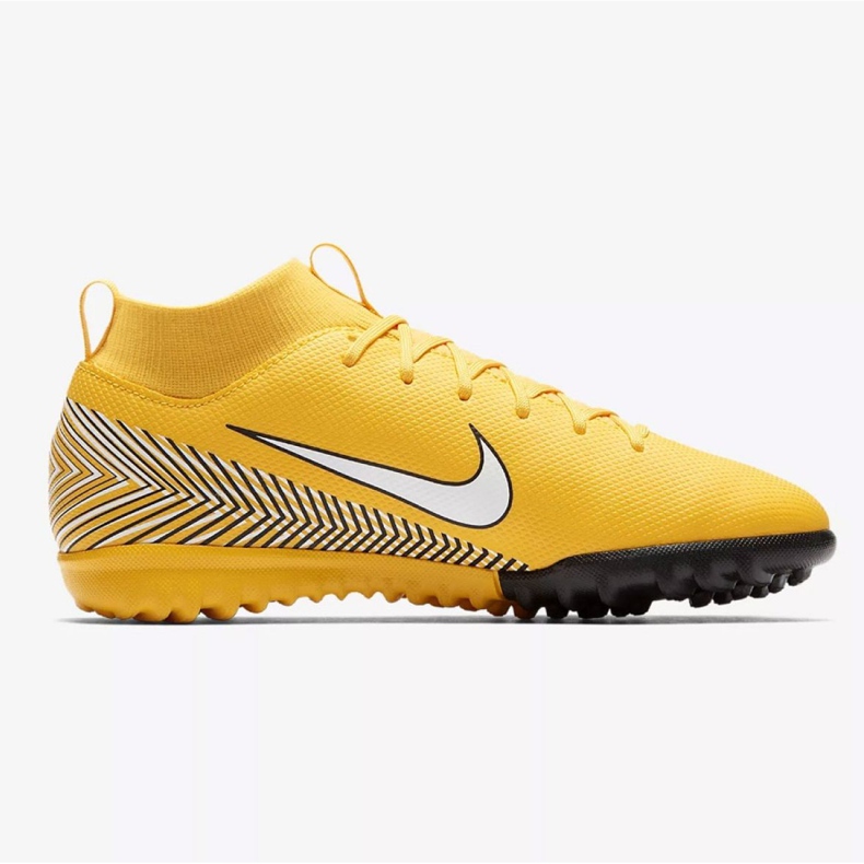 Chaussures de football Nike Mercurial Superfly 6 Academy Gs Neymar Tf Jr AO2887-710 jaune jaune 1