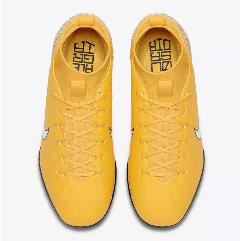 Chaussures de football Nike Mercurial Superfly 6 Academy Gs Neymar Tf Jr AO2887-710 jaune jaune 2