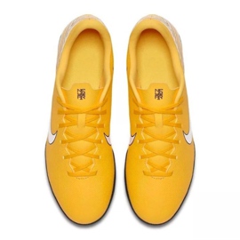 Nike Mercurial Vapor 12 Club Tf M AO3119-710 chaussures de football jaune jaune 1