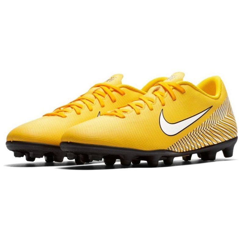 Nike Mercurial Vapor 12 Club Neymar Mg M AO3129-710 chaussures de football multicolore jaune 1
