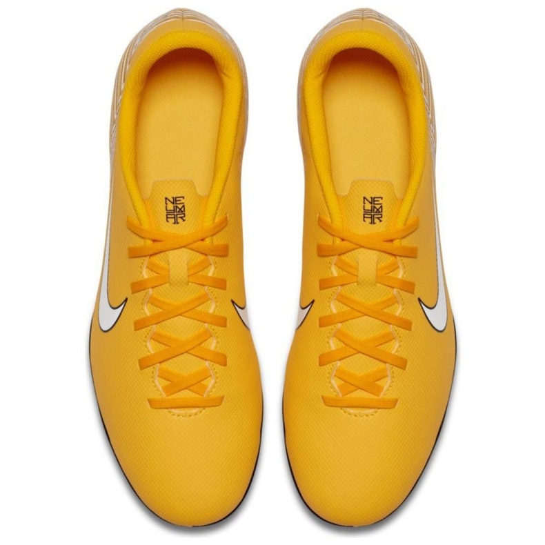 Nike Mercurial Vapor 12 Club Neymar Mg M AO3129-710 chaussures de football multicolore jaune 2