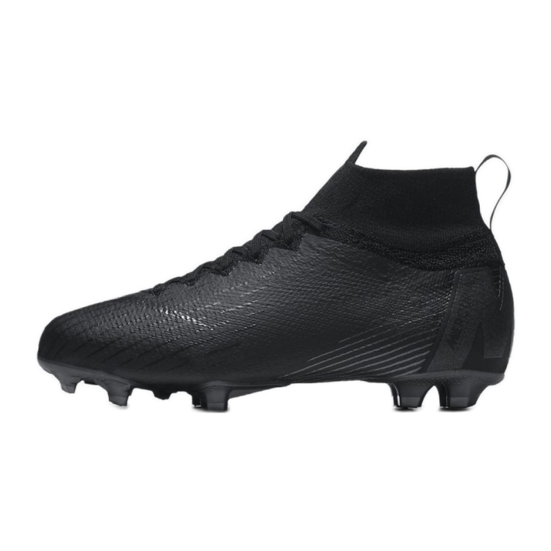 Chaussures de football Nike Mercurial Superfly 6 Elite Fg Jr AH7340-001 noir noir 1