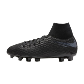 Chaussures de football Nike Hypervenom Phantom 3 Academy Df Fg Jr AH7287-001 noir noir 1