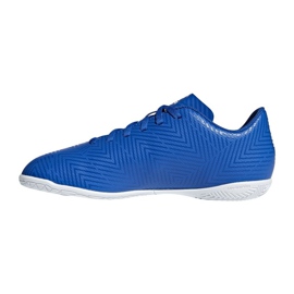 Chaussures de foot Adidas Nemeziz Tango 18.4 In Jr DB2384 bleu bleu 1
