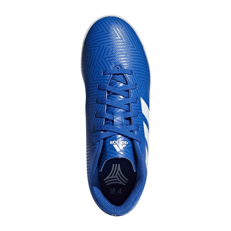 Chaussures de foot Adidas Nemeziz Tango 18.4 In Jr DB2384 bleu bleu 2