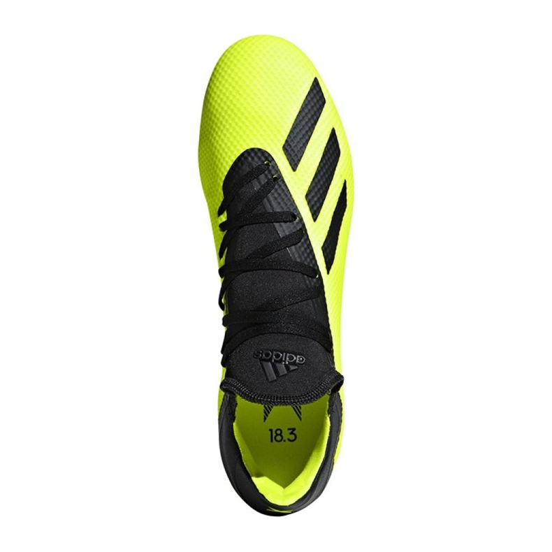 Adidas X 18.3 Sg M AQ0710 chaussures de football jaune jaune 1
