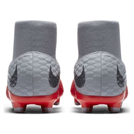Nike hypervenom Phantom 3 Academy Df Fg Jr AH7287-600 chaussures de football rouge rouge 2
