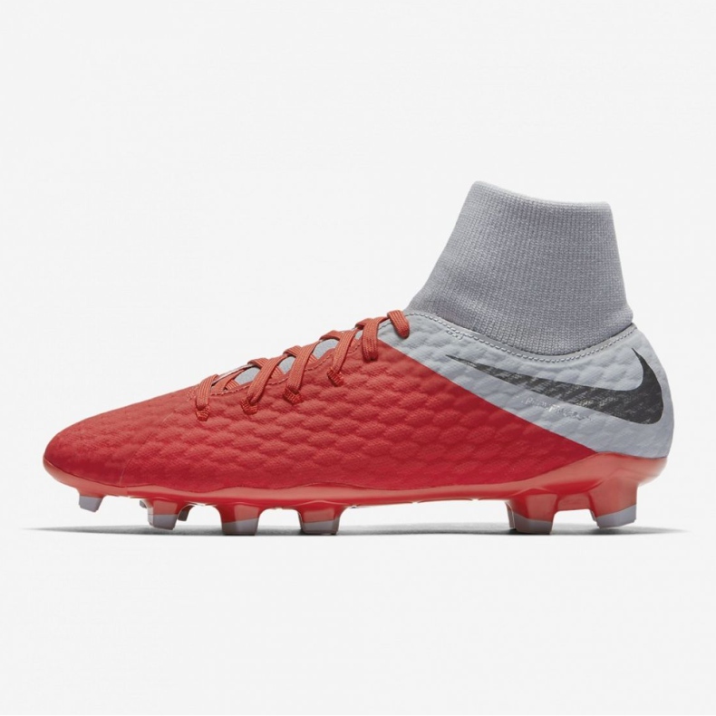 Nike Hypervenom 3 Academy Df Fg M AQ9217-600 chaussures de football multicolore argent 1