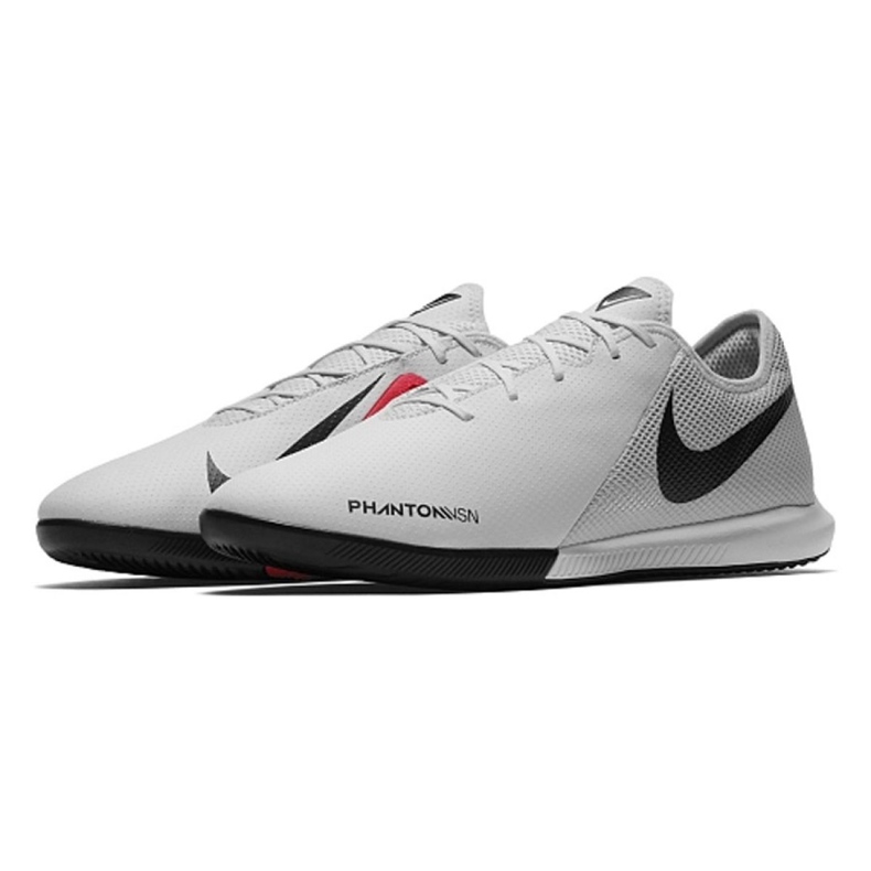 Chaussures d'intérieur Nike Phantom Vsn Academy Ic AO3225-060 blanche gris 2