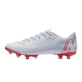 Chaussures de football Nike Mercurial Vapor 12 Academy Fg M AH7375-060 blanche blanche 1