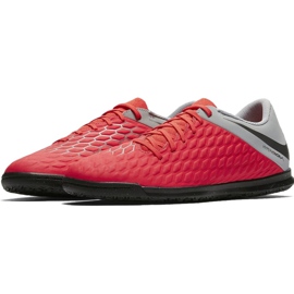 Chaussures d'intérieur Nike Hypervenom Phantomx 3 Club Ic M AJ3808-600 rouge rouge 2