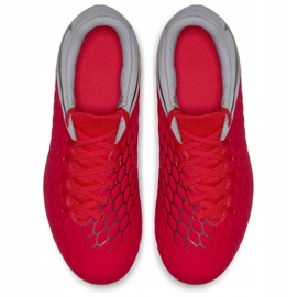 Nike Hypervenom Phantom 3Club Fg Jr AJ4146-600 chaussures de football multicolore rouge 2