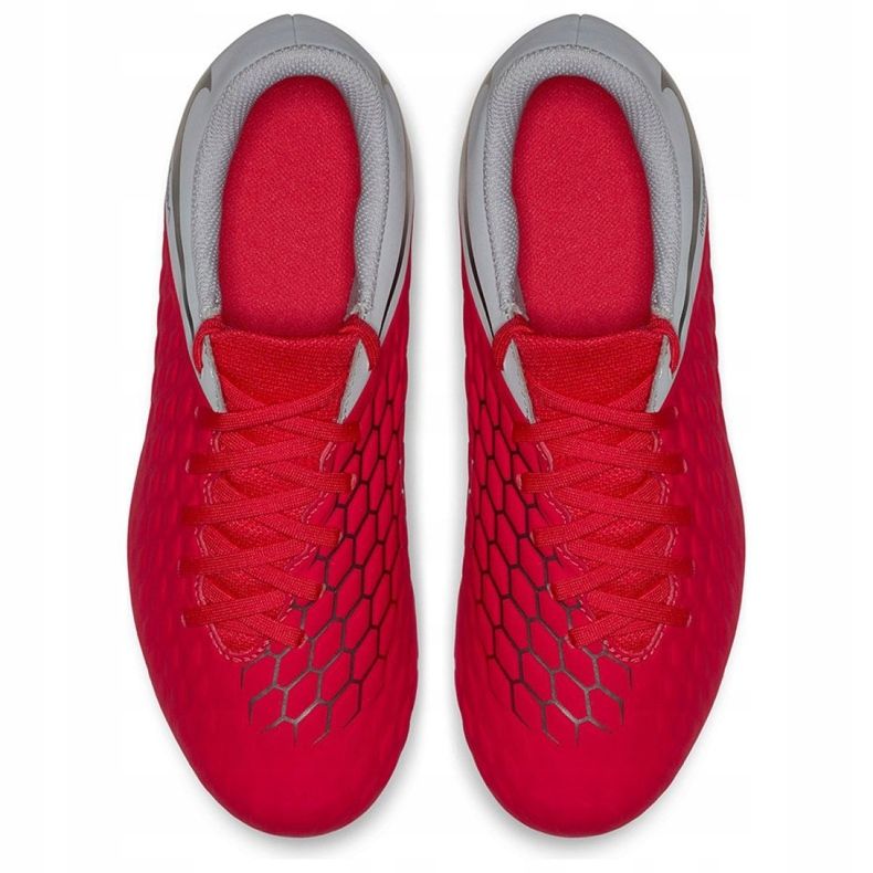 Nike Hypervenom Phantom 3Club Fg Jr AJ4146-600 chaussures de football multicolore rouge 2