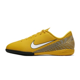 Chaussures d'intérieur Nike Mercurial Vapor 12 Academy Neymar Ic Jr AO9474-710 jaune jaune 1