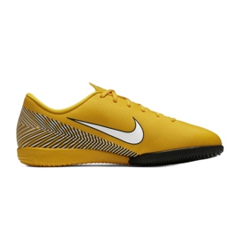 Chaussures d'intérieur Nike Mercurial Vapor 12 Academy Neymar Ic Jr AO9474-710 jaune jaune 3