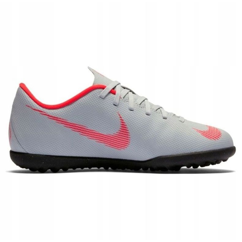 Nike Mercurial VaporX 12 club Tf Gs Jr AH7355-060 chaussures de football multicolore blanche 1