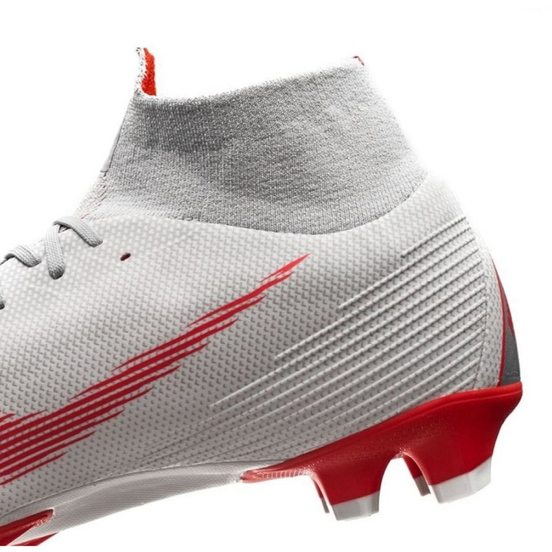 Chaussures de football Nike Mercurial Superfly 6 Pro Fg M AH7368-060 blanc blanc 2
