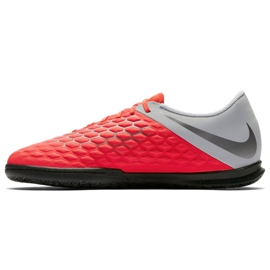 Chaussures d'intérieur Nike Hypervenom PhantomX 3 Club Ic Jr AJ3789-600 multicolore rouge 1