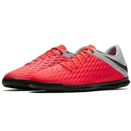 Chaussures d'intérieur Nike Hypervenom PhantomX 3 Club Ic Jr AJ3789-600 multicolore rouge 2