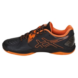 Chaussures de handball Asics Blast Ff M 1071A002-601 rouge le noir 1