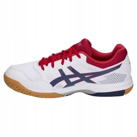 Chaussures de volley-ball Asics Gel Rocket 8 M B706Y-100 multicolore blanche 1 Chaussures de volley-ball Asics Gel Rocket 8 M B706Y-100 multicolore blanche 1
