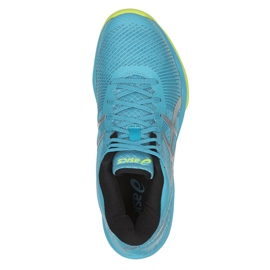 Chaussures de volley-ball Asics Gel-Volley Elite Ff Mt M B750N-400 multicolore bleu 2