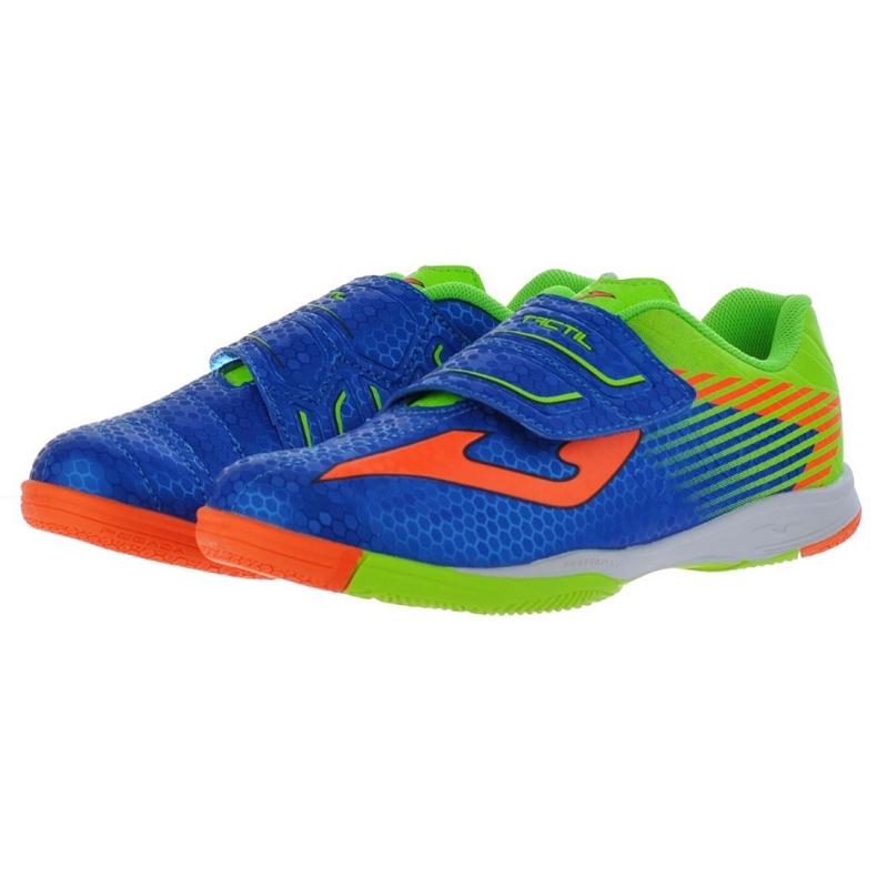 Chaussures d'intérieur Joma Tactil In Jr TACW.804.IN orange bleu 2 Chaussures d'intérieur Joma Tactil In Jr TACW.804.IN orange bleu 2
