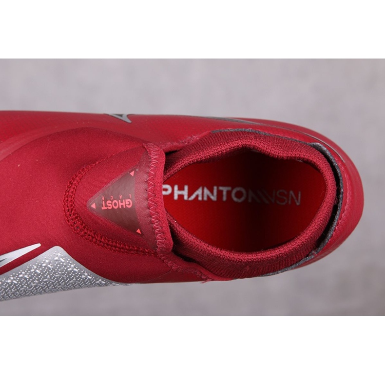 Nike Phantom Vsn Academy Df Fg M AO3258-606 chaussures de football rouge rouge 2