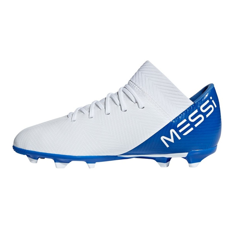 Chaussures de football Adidas Nemeziz Messi 18.3 FxG Jr DB2364 multicolore blanche 1