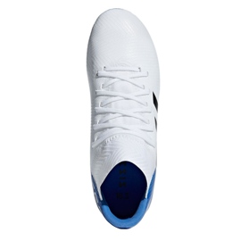 Chaussures de football Adidas Nemeziz Messi 18.3 FxG Jr DB2364 multicolore blanche 2