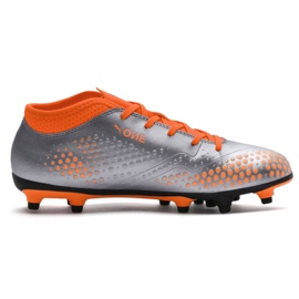 Chaussures de foot Puma One 4 Syn Fg Jr 104782 01 multicolore gris 1